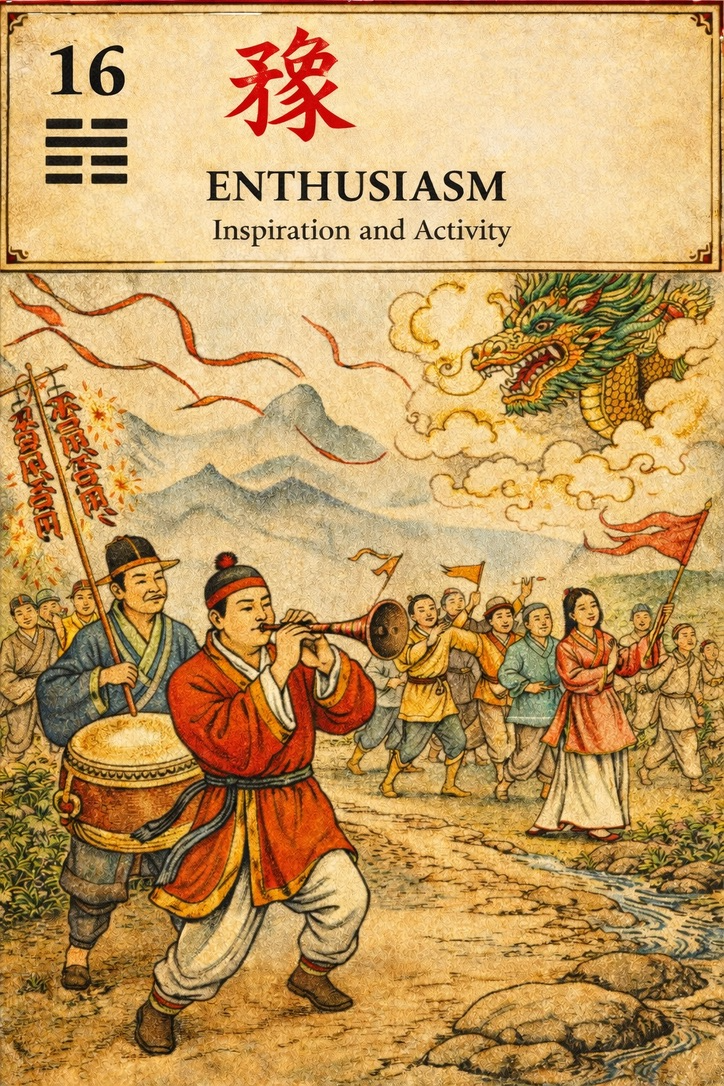 Hexagram 16 — Enthusiasm (illustration placeholder)